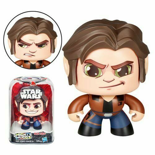 Hans Solo Star Wars Hasbro Mighty Muggs Disney Cambiando Caras - Imagen 1 de 4