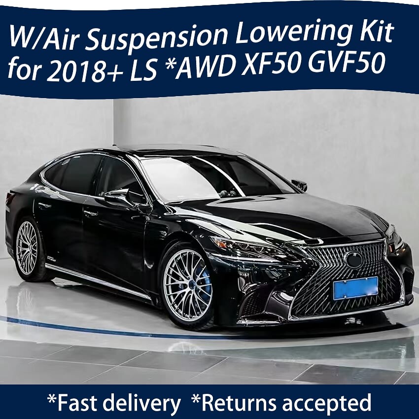 💥for 2018+ Lexus LS 500 & 500h *AWD Air Ride Suspension Lowering