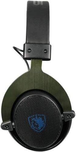 SADES R3 Cuffie Gaming Cuffie Cablate Over-ear Microfono PC Xbox One PS4 Nero Blu - Foto 3 di 5