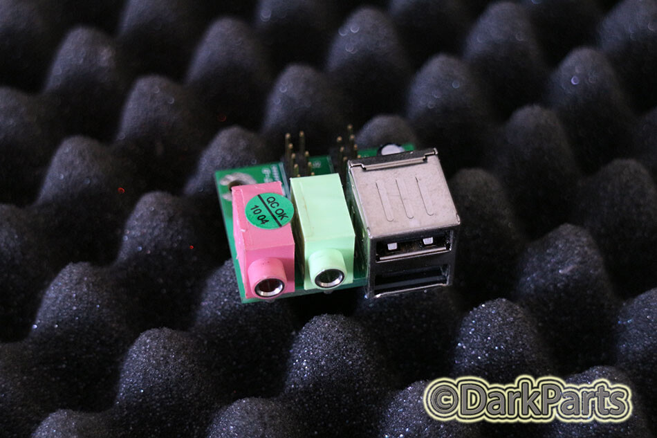 USB-1 REV:A4 Front USB Audio Jack Port i/o Panel Board | eBay