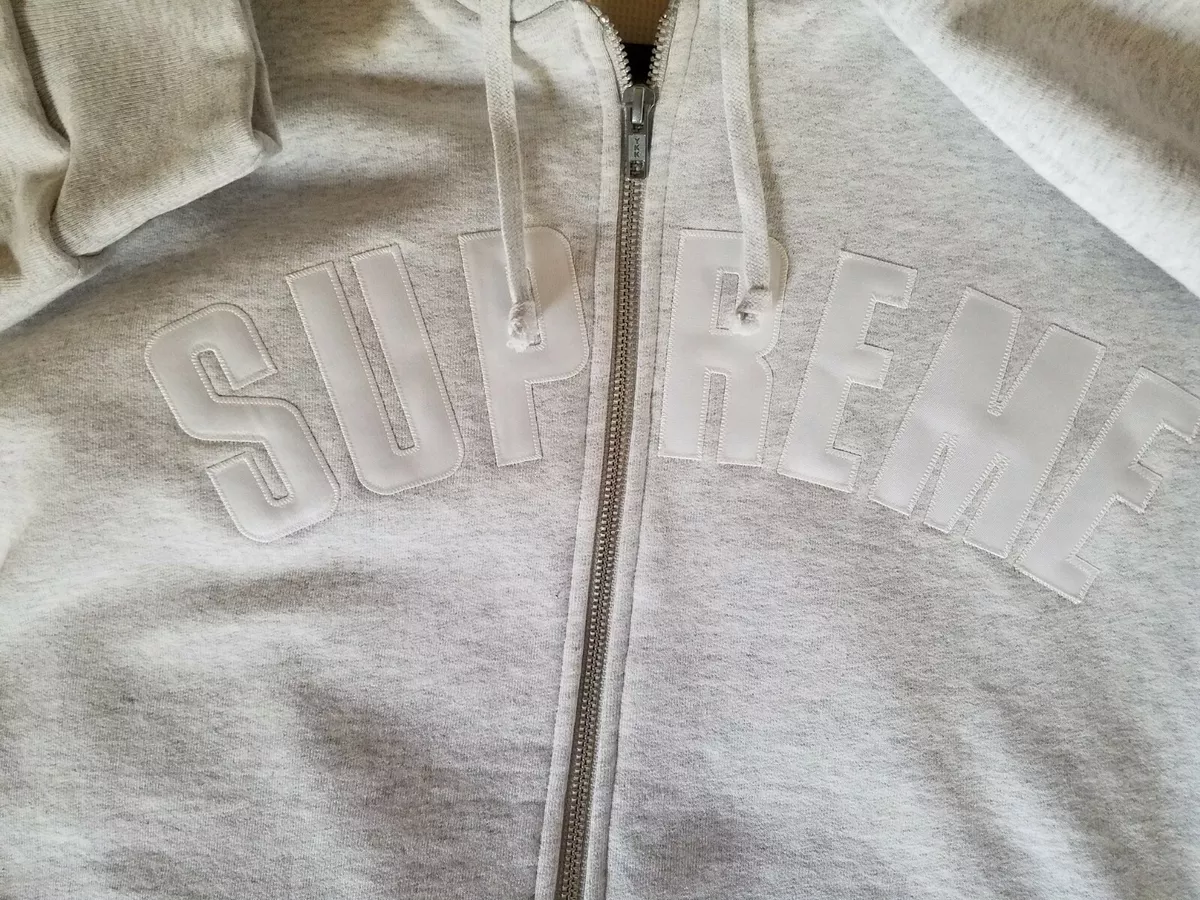 Supreme Arc Logo Thermal Zip Up Hoodie - Brand New Authentic