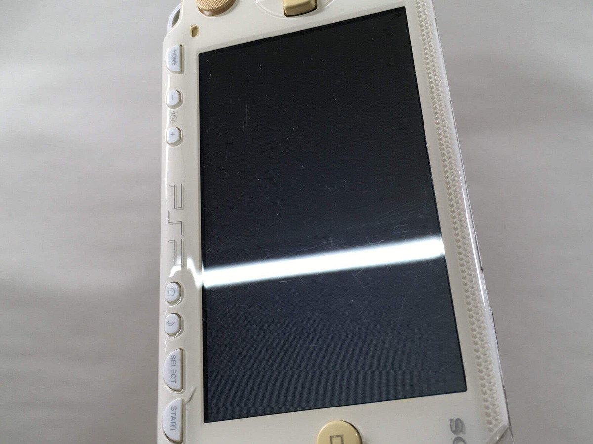 GD6882 No Battery PSP-1000 CERAMIC WHITE SONY PSP Console