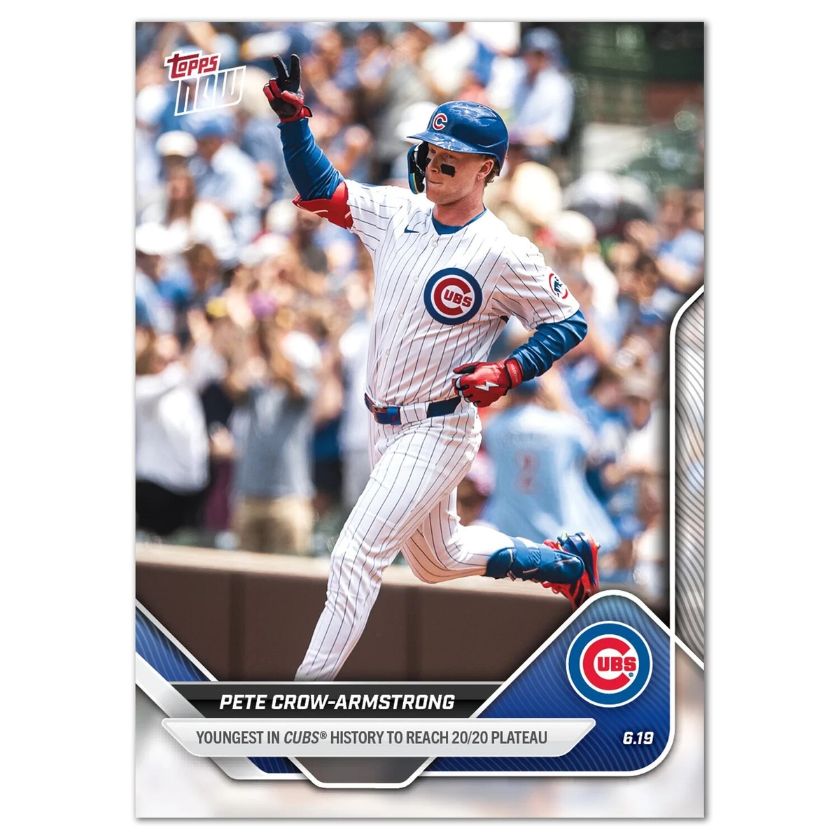 2025 MLB Topps Now #319 Pete Crow-Armstrong Chicago Cubs - IN HAND 