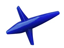 TACKLEWORKS 7" TEASER BIRD OFFSHORE FISHING LURE TUNA MARLIN PLASTIC - BLUE