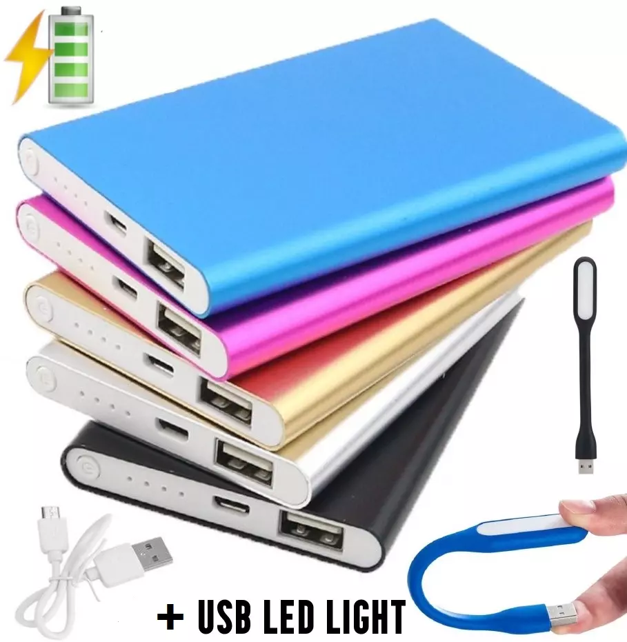 9000000 mAh slim Power Bank USB Battery Charger For all tablet phone + LED  Light