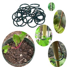 500 Plant Rings Plastic Coated Reusable Twisty Plant Support Clips Indoor Outdor