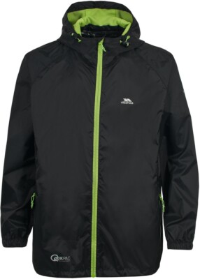 Trespass Regenjacke Qikpac Jacket - Unisex Packaway Jacket Tp75 Black
