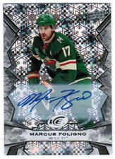 22/23 2022 UPPER DECK UD ICE MARCUS FOLIGNO #76 BASE WHITE SNOWFLAKE AUTO WILD