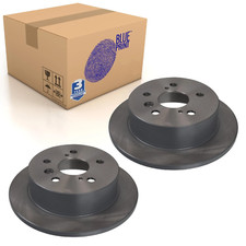 Coppia dischi freno posteriori adatti a Toyota Avalon Camry Solara Win stampa blu ADT343241