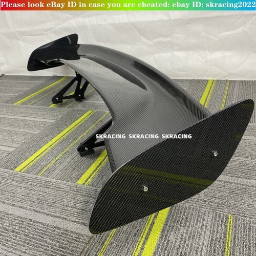For 2014-2019 Chevrolet Corvette C7 Carbon Fiber Rear Wing Spoiler Trunk Lip - Picture 10 of 21