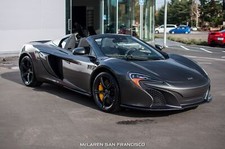 Cars mclaren 650s spider storm Desk Mat Stitched