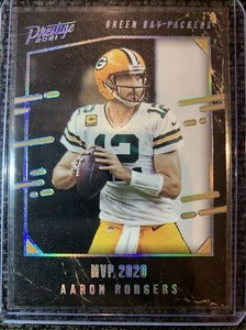 2021 Prestige Football Prestigious Moments Aaron Rodgers No. PM-1, Case Hit SSP