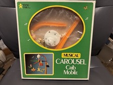 Musical Carousel Vintage Baby Crib Mobile  Young Times  In Box