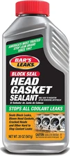 Bar's Leaks Block Seal Head Gasket Sealant Stop Repairs Blown Head Coolant 20 oz