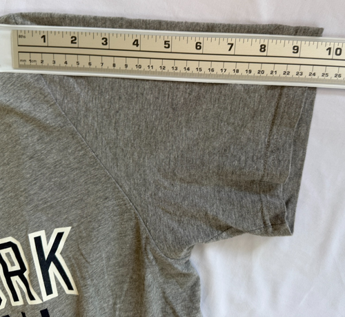 NIKE NEW YORK YANKEES T SHIRT MENS L GRAY HEATHER SHORT SLEEVE MLB BASEBALL - Picture 11 of 14