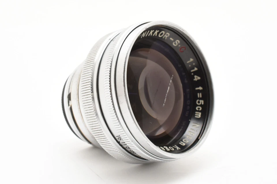 Nikon Nippon Kogaku Nikkor S.C 50mm f/1.4 S Mount Lens JAPAN[Exc++] - Image 3 of 4