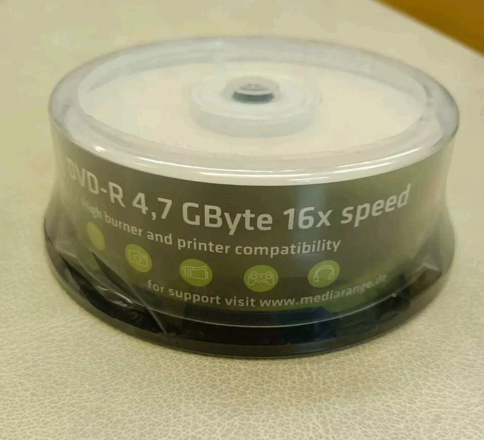 MediaRange DVD-R 4.7 GByte 16x Speed Pack 25 - Image 2 of 2