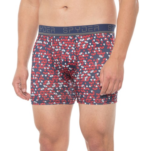 4 Pair SPYDER MEN PERFORMANCE STRETCH SOFT BOXER BRIEFS MEDIUM LARGE XLARGE $45 - Picture 6 of 52