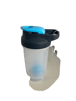 KOLORAE Shaker Cup 16 Oz Blender Mixer Bottle Container Blue New