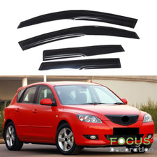 Window Visors Deflector Rain Guards For Mazda 3 Hatchback 4door 2004-2008 2009