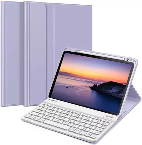 Keyboard Case for iPad Air 11-inch M3 (2025) TPU Cover w/ Detachable Keyboard - Picture 16 of 24