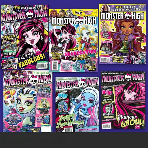 8 PCS SET Monster High Vintage Style Cartoon Poster Wall Decor Gift - 第 1/14 張圖片