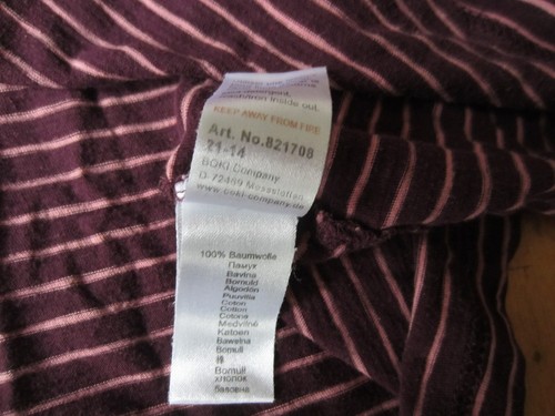 Marc o Polo MOP Damen Schlafshirt Pyjama M gestreift - Bild 4 von 6