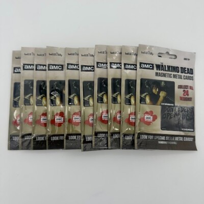   The Walking Dead Magnetic Metal Cards Series 1 Lot of (10) Packs  