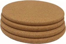 Cork Round Trivets 7.5 Inches Cork Coaster For Hot Dishes Hot Pots And Pans Hold