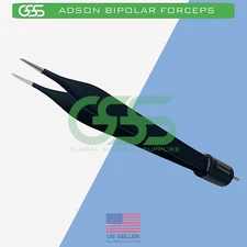 Bipolar Micro Adson Forceps Foot Activated ReUsable Electrosurgical - EL-021