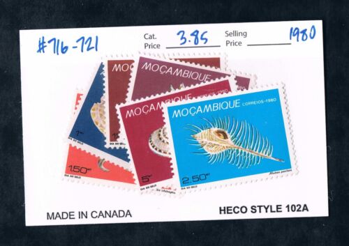 2/3 off $3.85 Scott Value - 1980 MOZAMBIQUE Seashells Sea Shells MNH NH UMM - Imagen 1 de 1