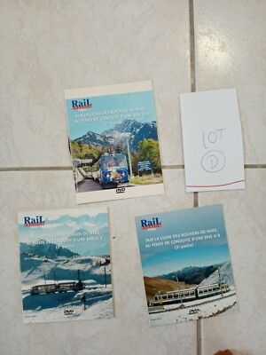 Lot 3 DVD-Rail passion-line rocks of NAYE-BHE 4/8-TRAIN-SNCF-TRAIL-GARE