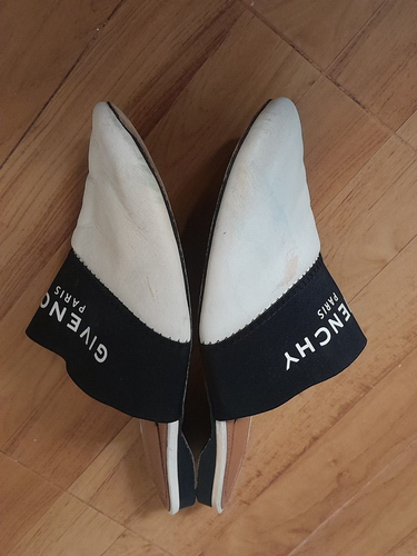 Givenchy Bedford White Leather Slip On Flat Mule Slipper EU.38 US.8 - Picture 8 of 16