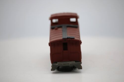 HO 1:87 Gauge Scale ROCO Pennsylvania Railroad 478120 Cupla Caboose Brown White - Picture 3 of 5