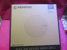 Memphis Audio BRMG12 12" High Excursion Subwoofer Grill - NEW