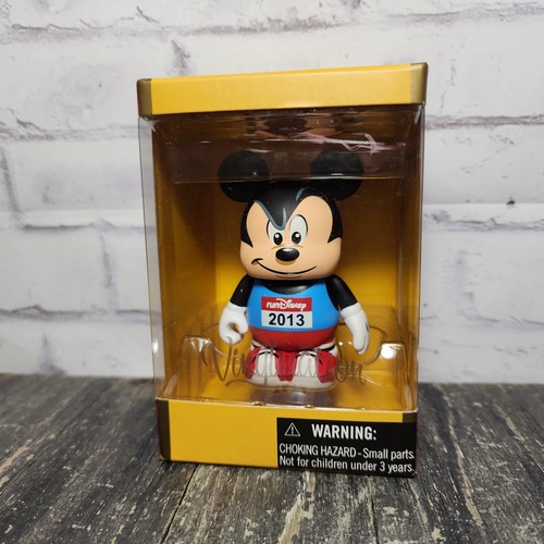 NIB 2013 Disney Parks Vinylmation Figure Run Disney Mickey Mouse Marathon 3"