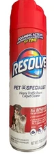 Resolve Heavy Traffic Foam Carpet Cleaner 5x BENEFIT Destroys TOUGH PET STAINS