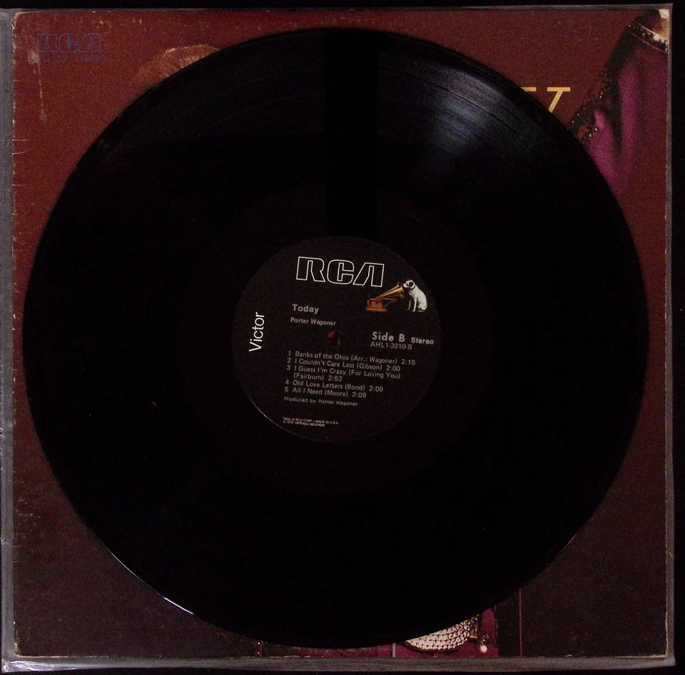 PORTER WAGONER TODAY RCA RECORDS  VINYL LP 166-52 Foto 4 de 4