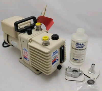 Welch 8905A Direct Drive High Vacuum Pump 1/6 HP 115/230 V HZ 50/60 3.0/1.5 AMPS