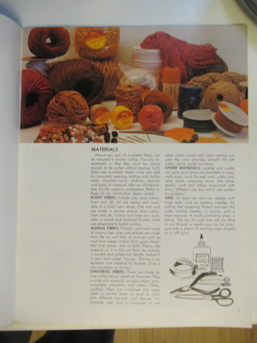 Basketry: Creating Coiled Baskets with Modern Fibers - Sue Stanli 1976 NEAR MINT - Picture 5 of 8