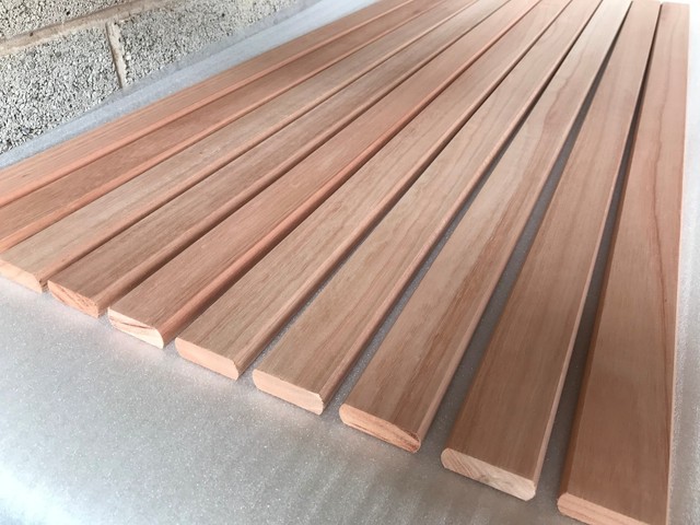 10 Hardwood Garden Bench Slats 53mm X 21mm X 1220mm Hardwood Seat