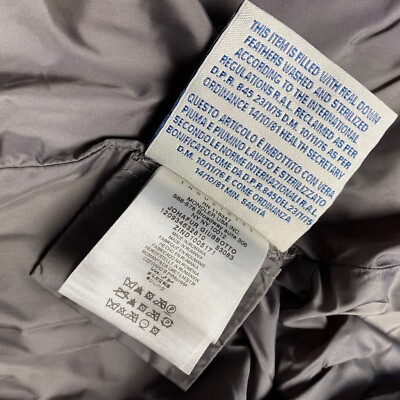 Vintage Moncler JOHAFUR Gray Women Down Coat Size 1 S | eBay