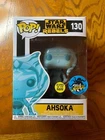 FUNKO POP STAR WARS REBELS AHSOKA GLOW IN DARK HOLOGRAPHIC COMICKAZE EXCLUSIVE