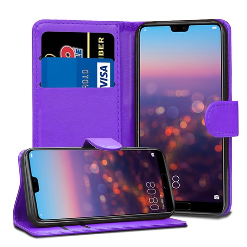 For Huawei P20 Pro / Plus CLT-L09, L29 - Premium Leather Wallet Flip Case Cover - 第 15/17 張圖片