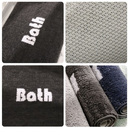Absorbent Soft Bath Mat Non-Slip BackBathroom Shower Mat Bath Rug - Picture 8 of 35