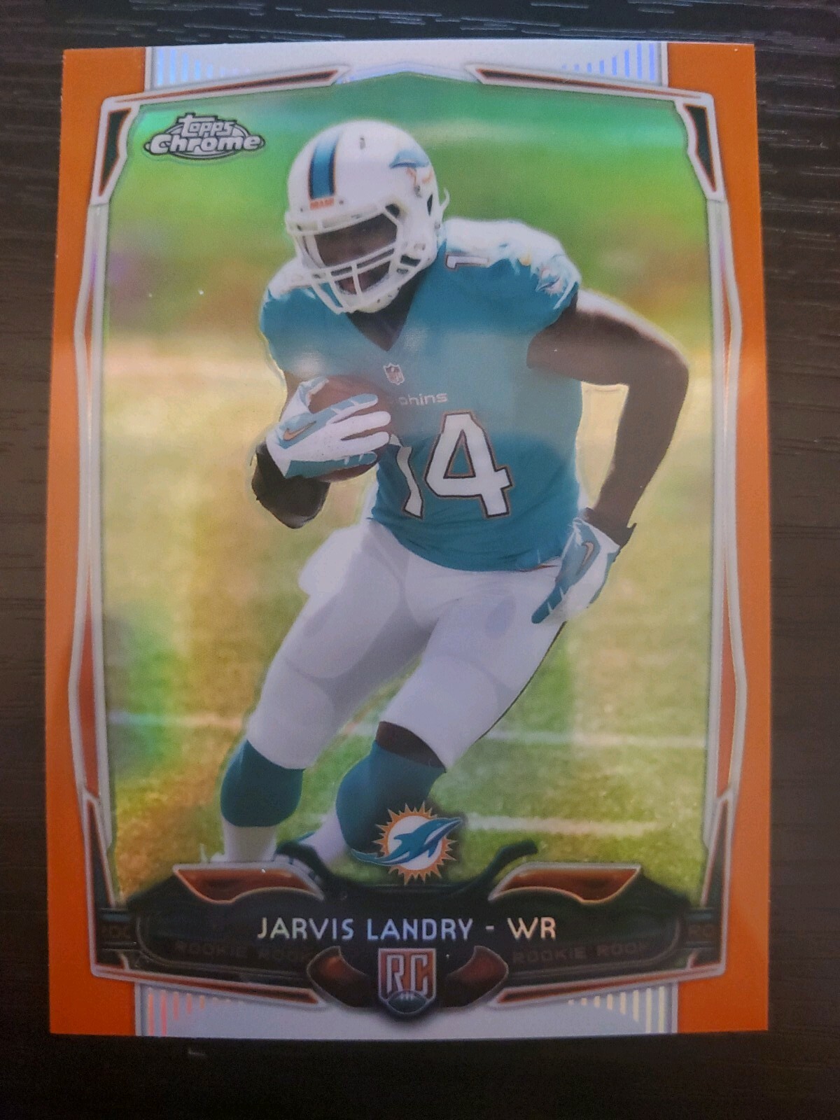 Jarvis Landry 2014 Topps Chrome Orange Refractor #177 Rookie RC Miami Dolphins