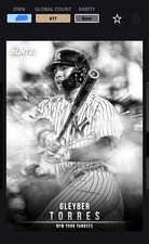 Topps Bunt DIGITAL 2018 Gleyber Torres Yankees Monochrome