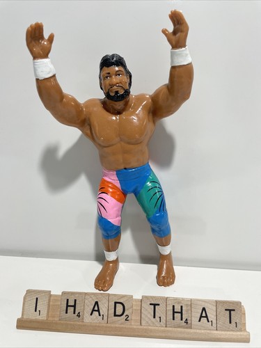 VINTAGE RARE 1989 WWF LJN HAKU BLACK CARD Wrestlin...