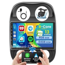 5G 4 64GB Android13 Car Stereo for Jeep Compass 2010-2016 Wireless Apple CarPlay