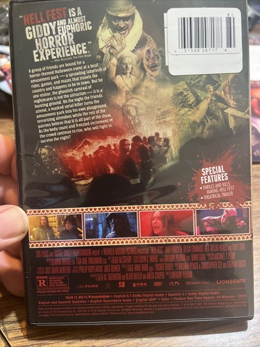 Hellfest (DVD, 2018) Signed by John Anderson w/COA horror clowns autographed - Picture 3 of 3